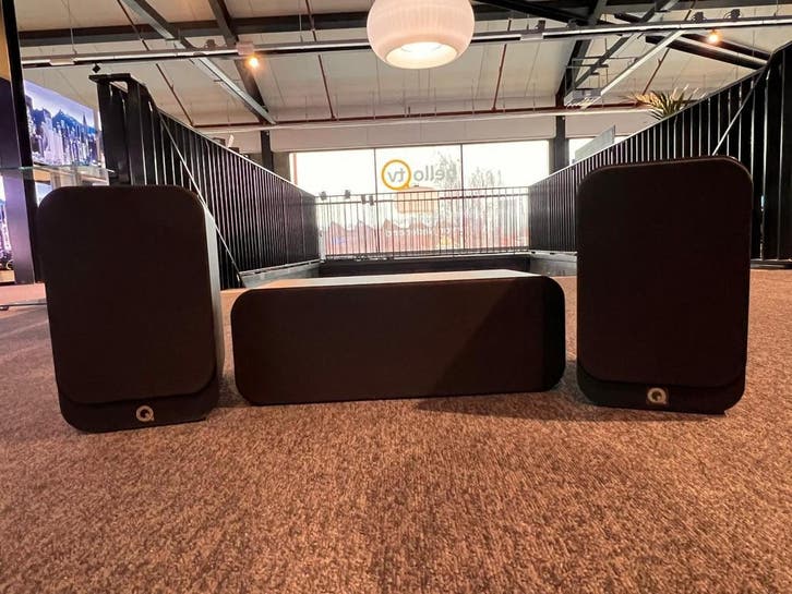Q Acoustics 3020i+ 3090CI - 2 front speakers met center, Audio, Tv en Foto, Luidsprekers, Overige typen, Zo goed als nieuw, Overige merken
