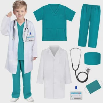 Kinders Dokter en Verpleegster Kostuum Set - Speelgoed Medis, Verzenden, Nieuw