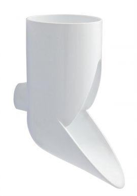 Nicoll PVC-Ti uitloop wit Ø80, Ophalen of Verzenden, Nieuw