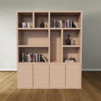 123Kast - Vakkenkast Manhattan 04 - 200x40x240H cm - licht e, Verzenden, Nieuw