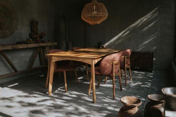 Vintage tafel | Deens design | massief mangohout, Nieuw, Vintage en Deens
