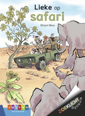 Lieke op safari / Zoeklicht Dyslexie - Mirjam Mous, Boeken, Verzenden, Zo goed als nieuw, Mirjam Mous
