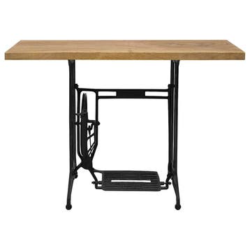 vidaXL Wandtafel naaimachine 110x40x75 cm, Verzenden, Nieuw, Hout, 60 cm of meer