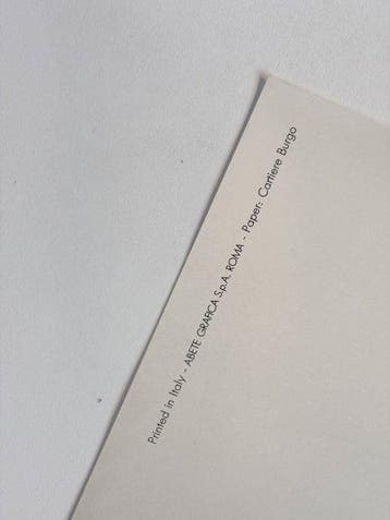 Italia 90 - NO RESERVE - Manifesto promozionale dei