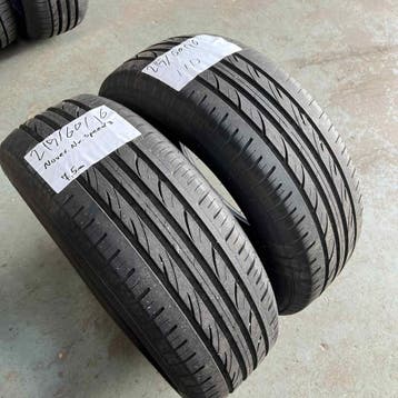 2 x Novex 215-60-16 Zomerbanden 7,5mm, 16 inch, Ophalen of Verzenden, Band(en), Personenwagen