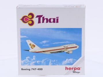 Schaal 1:500 Herpa 500616 Thai Airways International Boei..., Ophalen of Verzenden, Zo goed als nieuw