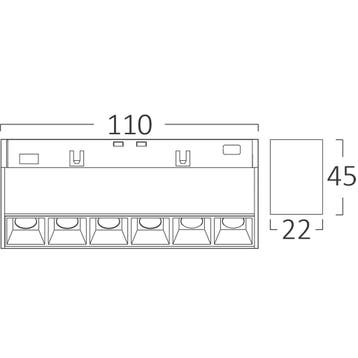 48V Magnetische Lineaire LED Bar - Brinton Magni - 6W 440lm, Ophalen of Verzenden, Nieuw, Overige fittingen, Plafondspot of Wandspot