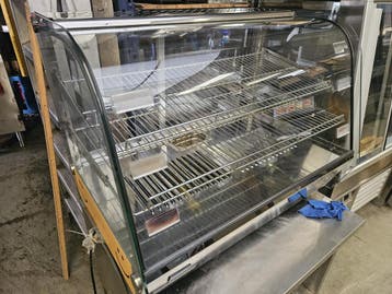 Online veiling warmhoudvitrine, Gebruikt, Fornuis, Frituur en Grillen