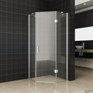 Douchecabine Wiesbaden 5 hoek 90 x 90 x 200 cm 8mm Nano, Ophalen of Verzenden, Nieuw, Glas, Bad