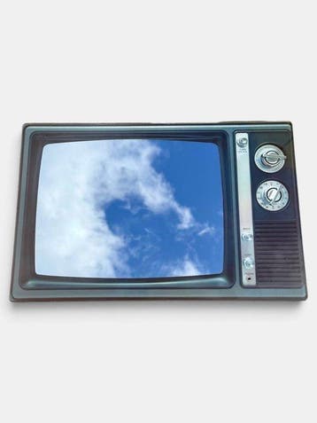 1970s Television Advertising - Spiegel- 26,5 × 40 cm - Glas
