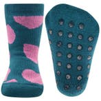 Antislipsok Petrolblauw met Roze Hartvormen - Ewers - Biolog, Meisje, Nieuw, Ophalen of Verzenden, Ewers