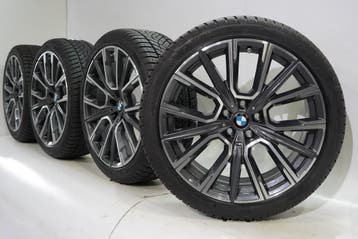 BMW 6 GT G32 7 serie G11 G12 817M 20 inch velgen Goodyear Wi, Gebruikt, Velg(en), 20 inch, Winterbanden