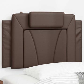 vidaXL Hoofdbordkussen Viana 80 cm kunstleer bruin, Verzenden, Nieuw, Bruin, Overige materialen
