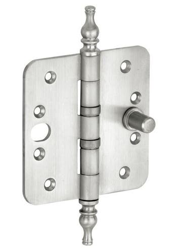 Kogellagerscharnier SKG3 89x89 ronde hoek vaas mat nikkel, Verzenden, Nieuw