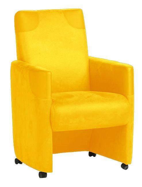 Eetkamerstoel Ron - eetkamerstoelen - Geel, Huis en Inrichting, Stoelen, Nieuw, Stof