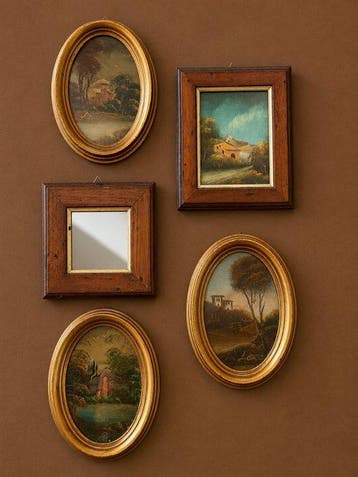 Lijst (5) - Hout, Glas - Decoratieve lijsten