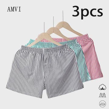 3-Pack Katoenen Boxershorts Heren - Zomer, Los, Ademend & Co, Verzenden