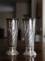 Charles Stuart Harris, London - Vaas (2) - .925 zilver -, Antiek en Kunst