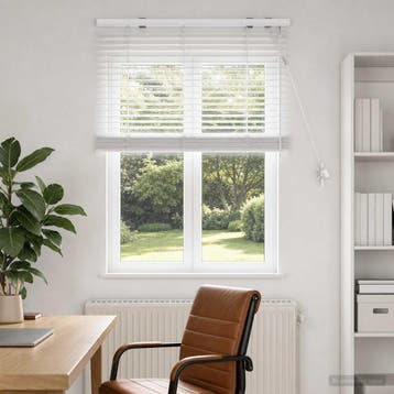 vidaXL Venetiaanse jaloezie Wit 70 x 130 cm 35 mm, Verzenden, Nieuw, Wit