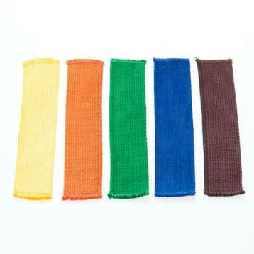 Zakje met 10 afgewerkte slippen 18 cm - Diverse Kleuren, Nieuw