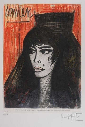 Bernard Buffet (1928-1999) - Carmen