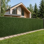 vidaXL Kunstmatige omheining Lichtgroen 1 x 6 m PVC en staal, Verzenden, Nieuw