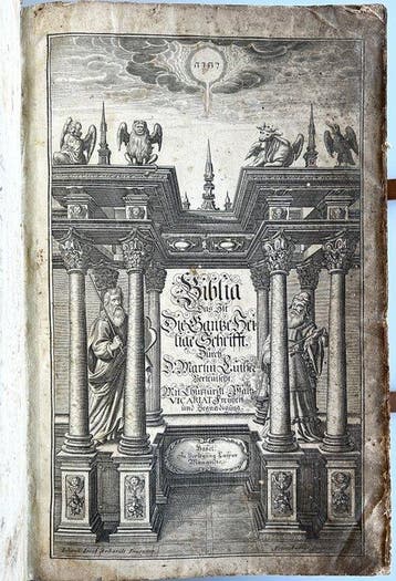 TOSSANUS - Biblia, Das ist: Die Gantze Heilige Schrift -, Antiek en Kunst