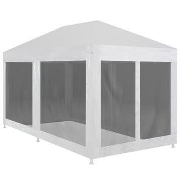 vidaXL Partytent met 6 mesh zijwanden 6x3 m, Tuin en Terras, Partytenten, Verzenden, Nieuw, Partytent