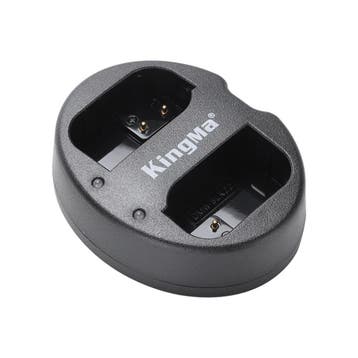 KingMa Dubbele USB-lader voor Panasonic DMW-BLK22 (Nieuw), Verzenden, Nieuw