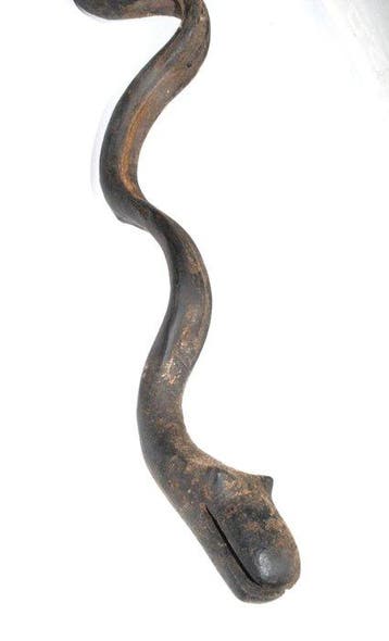 Oude staf Naga Schlange Yogi Sadhu beschermende sjamaan 106, Antiek en Kunst