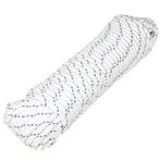 Touw wit/blauw 8 mm x 30 m, Ophalen of Verzenden, Nieuw