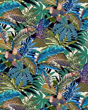 Outdoorstof Jungle Groen, Nieuw, Groen