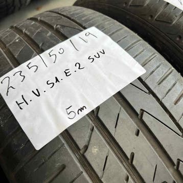 2 x Hankook Ventus S1 Evo2 235-50-19 Zomerbanden 5mm, 19 inch, Gebruikt, Ophalen of Verzenden, 235 mm