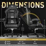 Ergonomische Bureaustoel -  Office Chair - Gamestoel - Volwa, Verzenden, Zo goed als nieuw