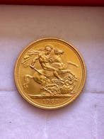 Verenigd Koninkrijk. Elizabeth II. Sovereign 1963, Postzegels en Munten, Munten | Europa | Niet-Euromunten