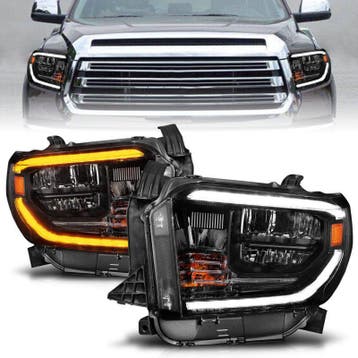 ANZO 14-21 Toyota Tundra (OE Halogen w/LED DRL) LED Crystal, Ophalen of Verzenden, Nieuw