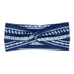 Haarband Twist 9cm – Bloemenprint Ibiza Streep – Jersey Stof, Nieuw