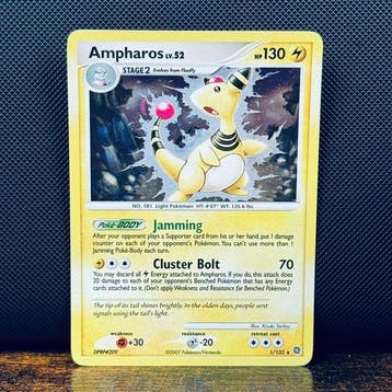Pokémon Card - Ampharos Holo 1 – Pokémon