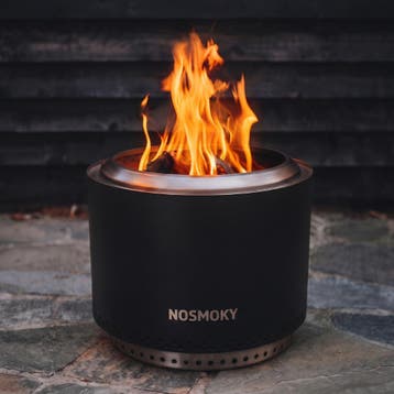Rookvrije vuurkorf NoSmoky Maat L - ZWART - 15% sale, Tuin en Terras, Verzenden, Nieuw, Vuurkorf