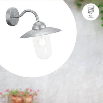 EGLO Milton Wandlamp Buiten - E27 - 31 cm - Grijs Tweede, Verzenden, Nieuw