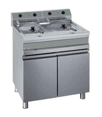 Friteuse | elektrisch  | 2x 14L |  100° C tot 190°C Divers, Verzenden, Nieuw in verpakking