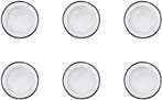 2dekans | bord IRIS Ø16cm - 6 stuks - Ivoorwit, Huis en Inrichting, Keuken | Servies, Ophalen of Verzenden, Zo goed als nieuw