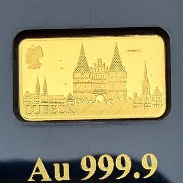 Duitsland. Lubeck, 1/100 Oz (Zonder minimumprijs)