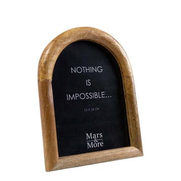 fotolijst mango hout boog 13x18cm, Verzenden, Nieuw