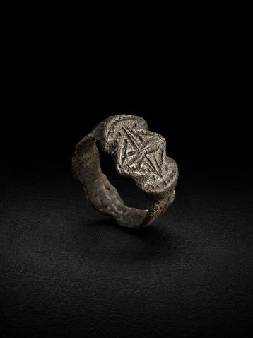 Islamitisch Brons Ring - 11e tot 14e eeuw n.Chr. (Zonder, Antiek en Kunst