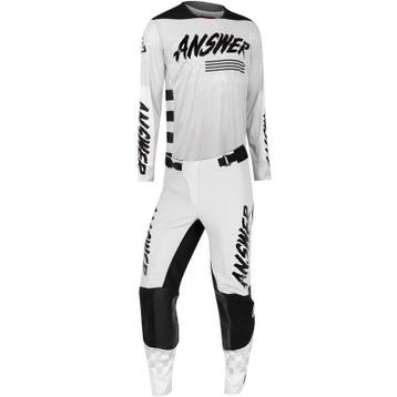 Crosspak Answer Elite Licht Grijs / Zwart (34/L/XL), Verzenden, Nieuw met kaartje, Motorcrosskleding, Answer Racing