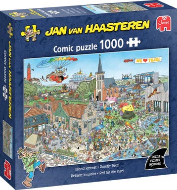 Jan van Haasteren - Rondje Texel Puzzel (1000 stukjes) |, Verzenden, Nieuw