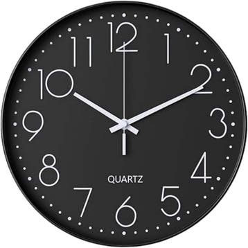 Tyme Wandklok 30cm Klok modern - Analoog - Stil Uurwerk -, Ophalen of Verzenden, Nieuw
