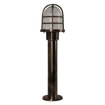 Caspian sokkellamp Brons Buitenverlichting, Verzenden, Nieuw