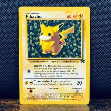 Pokémon Card - Pikachu 1 – Pokémon, Nieuw
